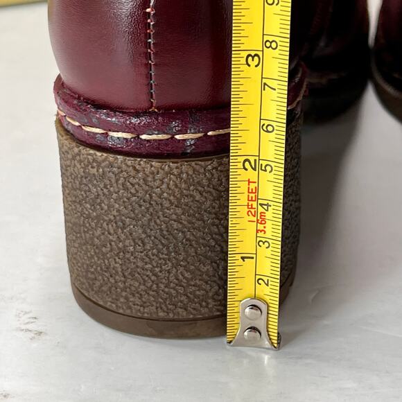 L'Artiste by Spring Step Fallinluv Leather Boot Bordeaux Multi Women 5.5-6 NWB - Picture 8 of 11
